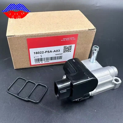 Válvula de control de aire de ralentí 16022P8AA01 para Honda Acura CRV Odyssey Accord CL MDX TL Foto 1 de 4