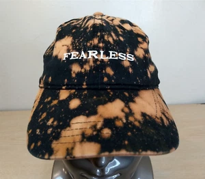 FEARLESS BY ART CLASS ADJUSTABLE STRAPBACK BASEBALL HAT/CAP, BLACK/BROWN, YOUTH - Picture 1 of 11