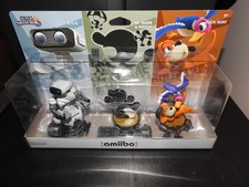 Retro 3 Pack Amiibo ROB, Mr. Game & Watch, Duck Hunt Smash Bros Nintendo