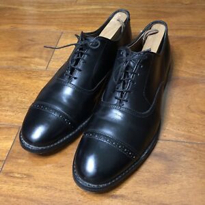 Scimitar Cuero Gibson tope Clásica Oxford Formal Zapatos Con Cordones De Cuero Negro 