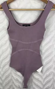 Love Tree Bodysuit Thong Ribbed Women Size S NWT - Picture 1 of 4
