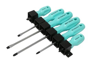 Damen 6-teiliges Schraubendreher-Set, Damen-Schraubendreher-Sortiment, magnetische Spitzen - blau - Bild 1 von 1