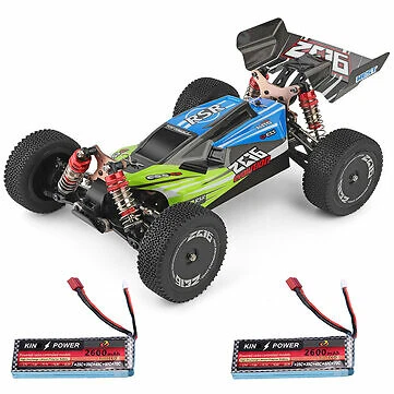 Wltoys 144001 1/14 2.4G 4WD High Speed Racing RC Car Vehicle Models 60km/h Two B - Image 1 of 4