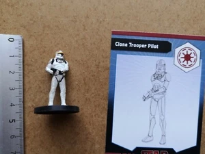 CLONE TROOPER PILOT 20/40 MINIATUR + KARTE STAR WARS MINIATURES WOTC/M211 - Bild 1 von 1