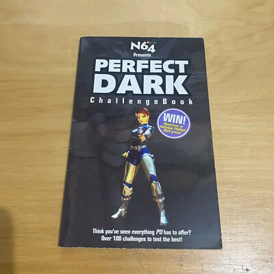 Nintendo 64 N64 Manual Guide Book - Perfect Dark Challenge Book N64 Magazine - Image 1 of 2