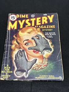 Dime Mystery July 1946 Classic Pearls Pulp Magazine Key Grail VG - Imagen 1 de 4