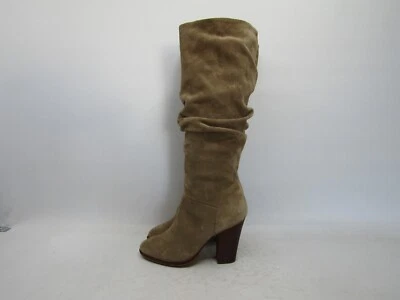 Steve Madden Womens Size 9 B Brown Suede Zip Slouch Fashion Over The Knee Boots - Image 1 of 4