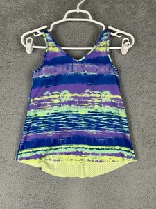 Ivivva Girls Multicolor Activewear Tank Top T Shirt Size 7 - Picture 1 of 7