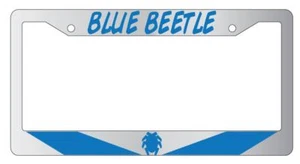 Blue Beetle Chrome License Plate Frame DC - Bild 1 von 1