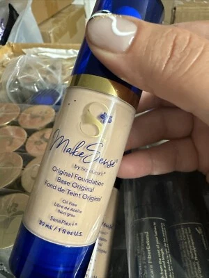 ALMOND SeneGence MakeSense Original Airless Pump Foundation Makeup FREE SHIPPING - Image 1 of 3