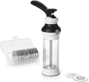 OXO 14 Stück Good Grips Plätzchenpresse mit Scheiben & Aufbewahrungskoffer - Bild 1 von 9