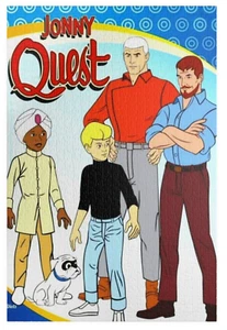 Rompecabezas de obras de arte Johnny Quest - 80 piezas - Diseño vintage - Imagen 1 de 2