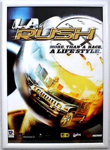L.A. Rush RARE PS2 XBOX 42cm x 59cm Promotional Poster - Picture 1 of 2