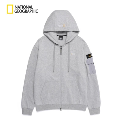 National Geographic Magay Hooded Pull-up Jacket M/GREY ASIAN FIT - Image 1 of 4