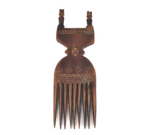 Nyamwezi Mwana Hiti Figural Comb Tanzania - Picture 1 of 8