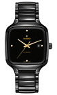 New Rado True Square Automatic Diamonds Black Dial Men's Watch R27078722