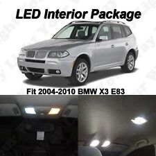 12 x White Can-bus LED Interior Lights Package Kit For 2004-2010 BMW X3 E83