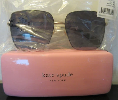 Kate Spade New York Sunglasses Aviator Case Metal Oversize Square Frame Safilo - Image 1 of 4