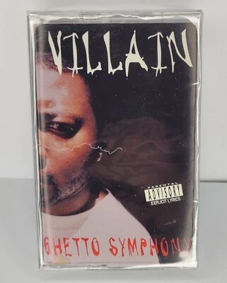 Villain Ghetto Symphony Cassette Factory Sealed Chicago Gangsta Rap Hip Hop Rare - Image 1 of 4