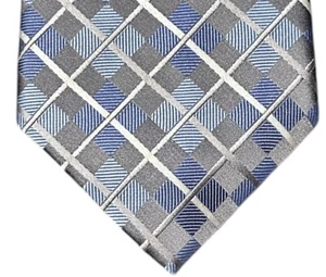 Van Heusen Mens Tie Multicolor Plaid Tie Necktie Classic - Picture 1 of 10