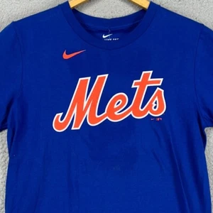 New York Mets kid Brandon Nimmo Jersey T-Shirt XL Short Sleeve Tee Blue Nike NEW - Picture 1 of 9