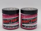 Manic Panic High Voltage Semi-Permanent Hair Color Cream Hot Hot Pink 4 oz QTY:2
