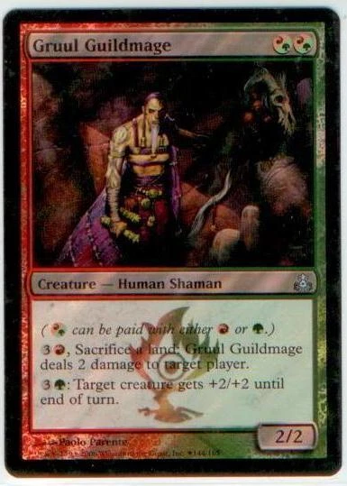 MTG Magic FOIL DCI _ Guildpact Promo _ GRUUL GUILDMAGE - Image 1 of 1