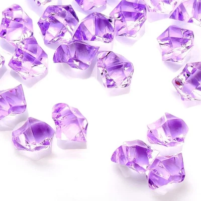 180-190Pcs Premium Multicolored Fake Crushed Ice Rock Plastic Gems Jewels Acryli - Image 1 of 4