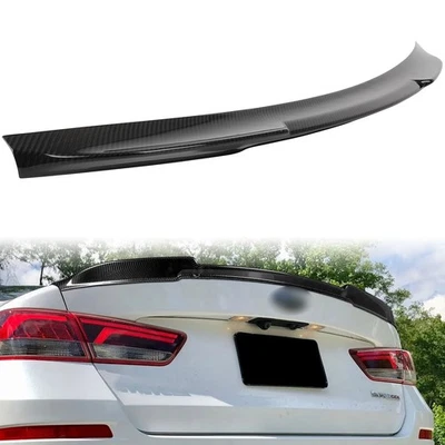 Fits 2016 2017 2018 2019 2020 Kia Optima K5 Carbon Fiber Trunk Spoiler Wing Foto 1 de 4