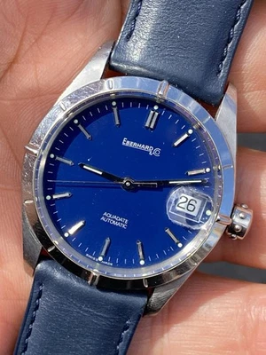 Orologio Eberhard Aquadate Automatico Ref 41007 Steel Eberhard Watch - Immagine 1 di 4