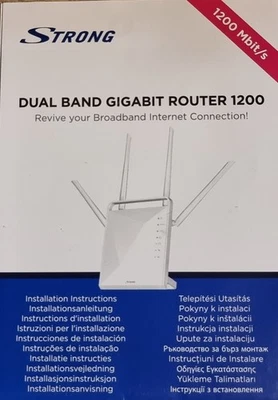 STRONG Dual Band Gigabit WLAN Router 1200 Mbit/s für 2,4 und 5GHz WLAN - Bild 1 von 4