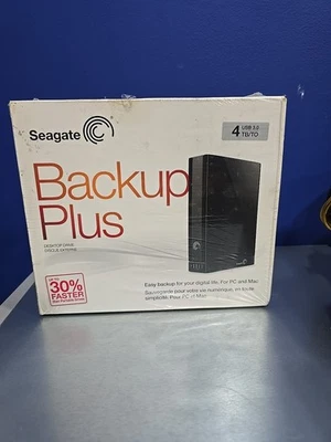 Seagate Backup Plus 4TB Desktop External HDD USB 3.0, NEW  - Image 1 of 4