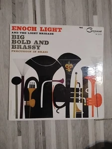 ENOCH LIGHT & THE LIGHT BRIGADE BIG BOLD & BRASSY VINYL RECORD LP 1960 RS 818 SD - Imagen 1 de 7