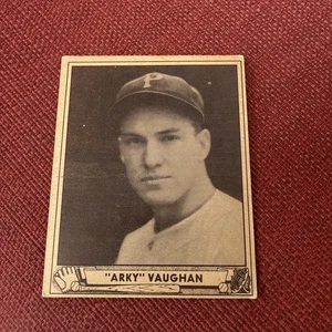 "ARKY" Floyd Vaughan 1940 Play Ball #107 HOF Pittsburg Pirates 77.9WAR .318 Avg - Picture 1 of 10