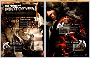 Prototype Alex Mercer Video Game Promo 2008 2Page Advertisement - Picture 1 of 5