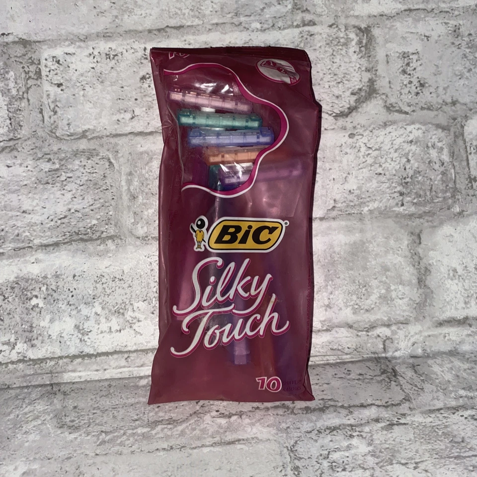 (3 paquetes) Maquinillas de afeitar desechables BIC Silky Touch Twin 2 hojas para mujer 10 ct (30 en total) Foto 1 de 1