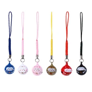 6 PCS Ornamento Gatto Fortunato Ciondolo Di Telefono Cellulare CATTO PENDANTE - Zdjęcie 1 z 12