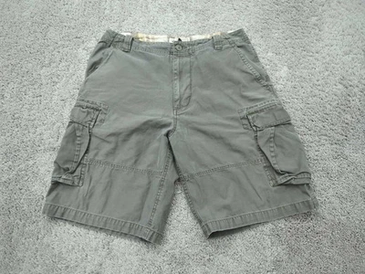 Arizona Jean Company Cargo Shorts Mens 34 Gray Inseam: 11" Outdoor Casual - Image 1 of 4