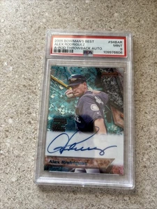 2005 Bowman’s Best Alex Rodriguez A-Rod Throwback Auto /100 - Bild 1 von 3