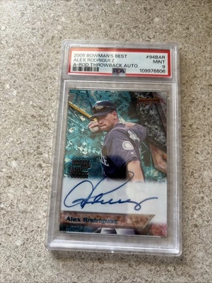 Bowman’s Best Alex Rodriguez 2005 A-Rod retroceso automático/100 Foto 1 de 3
