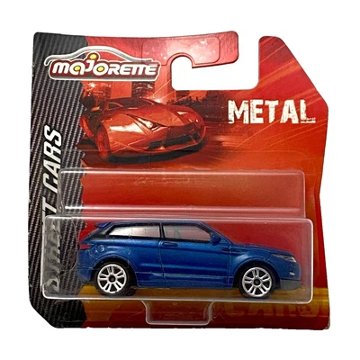 Range Rover Evoque Blue Majorette Street Cars 2014 266A-3 1:64 Scale Toy Car - Image 1 of 4