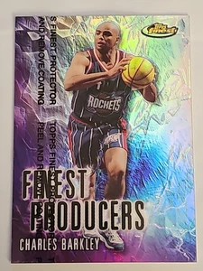 CHARLES BARKLEY 1999-00 TOPPS FINEST: FINEST PRODUCERS REFRACTOR INSERT #FP10 - Imagen 1 de 14