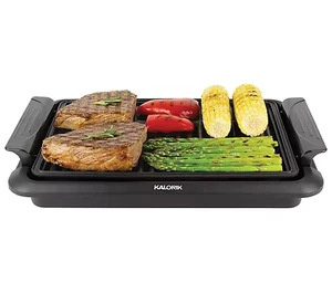 Nueva parrilla interior eléctrica sin humo Kalorik 15" x 10" antiadherente - Imagen 1 de 1