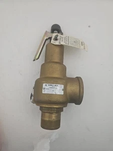 KUNKLE Steam Safety Relief Valve, 1½" In 2" Out. Set 50psi 2603 Lb/Hr 6010HGM01 - Picture 1 of 3