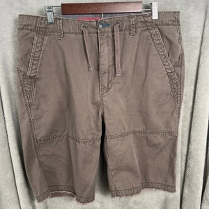 Unionbay Men's Brown Drawstring Waist Utility Cargo Shorts Size 36 Casual - Picture 1 of 9