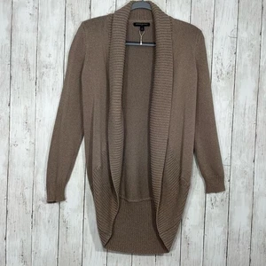 Banana Republic Brown Open Front Over Sized Long Knit Cardigan Small - Picture 1 of 10