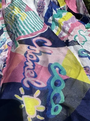 100% Pure Silk Light Chiffon Fabric By The Yard Width 55" Logo - Image 1 of 4