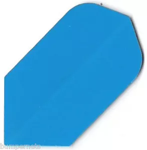 New Blue Slim Flights 3 Sets of 3 Soft or Steel Tips Shafts Cases in Store - Picture 1 of 1