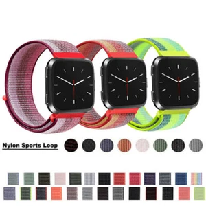 Cinturino Cinturino per Fitbit Versa 2 1 Lite Nylon Indossabile Orologio Morbido Cinturini Sportivi Ad Anello - Foto 1 di 31