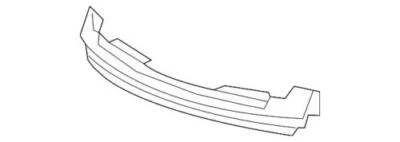 Barra amortiguadora de impacto superior parachoques Chevrolet Captiva original GM 2008-2015 96660549 Foto 1 de 2